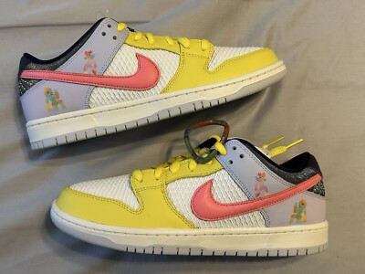 Size 10 - Nike Xavier Schipani x Dunk SB Low Be True - Trans Joy