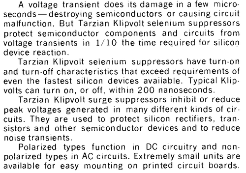 Sarkes-Tarzian - S-490C - Selenium Metal Fin Rectifier, Surge Arrester, Snubber. - Picture 7 of 7
