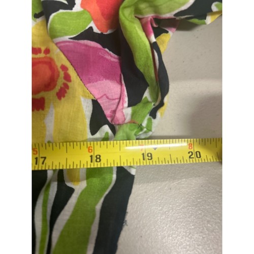 Erin London Floral Print Cotton Top EUC Women's Size L - Picture 13 of 15