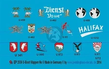 Peddinghaus 1/72 German U-Boat Submarine Conning Tower Markings WWII No.5 2836