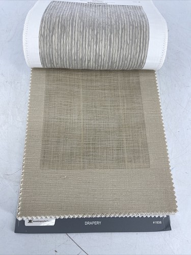 KRAVET Basics Window/ Wide Width Sheer Brilliance Sample Book #1838 - Picture 3 of 10