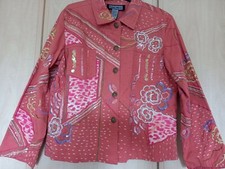 Brand New Women's Indigo Moon Boho Style Summer Jacket Uk Size Large