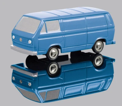 05126 Schuco Piccolo 1:90 VW T3 Bus Kasten blau - Bild 1 von 2