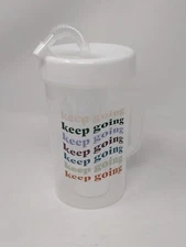 Keep Going Jumbo Tumbler Drinkware Clear Cup With Straw