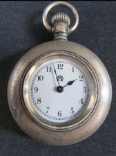 Antique1892 Waltham Pocket Watch Coin Silver AWCCo Case RUNNING 1895 Inscription