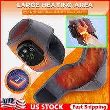 Electric Ankle Brace with Heat  Vibration Massage Support for Foot  Joint KU