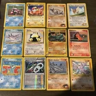 Lot of 12 Vintage Pokémon  1995 Snorlax Rayquaza Reverse Holo Vintage Charmander