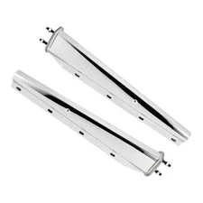 Stainless Steel Straight Mud Flap Hanger Spring Loaded, 30” Length and 2 2 1/2"