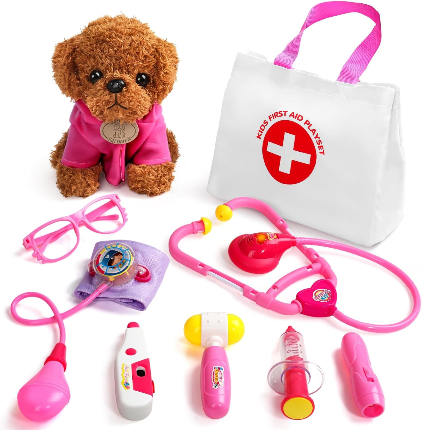 Doctor Kit for Toddlers 3-5 Girl Toys Birthday Gift for 2 3 