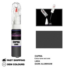 FÜR CUPRA DARK ALUMINIUM L9DG Touch Up Lackstift Pinsel Fix Kit Kratzer Chip Set