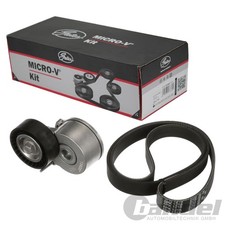 GATES KEILRIPPENRIEMEN-SATZ passend für CITROËN C4 C5 C8 JUMPY FIAT SCUDO