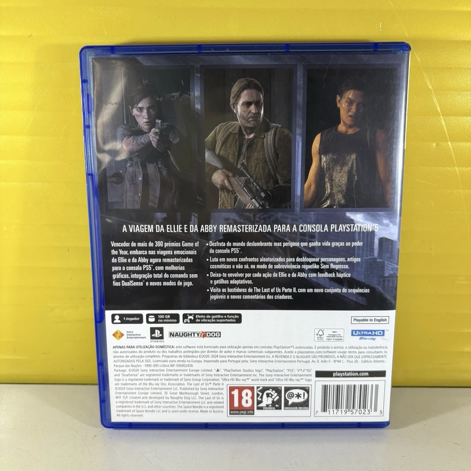 THE LAST OF US PART PARTE II 2 REMASTERED W.L.F. EDITION PS5 PLAYSTATION 5, foto 2 di 4