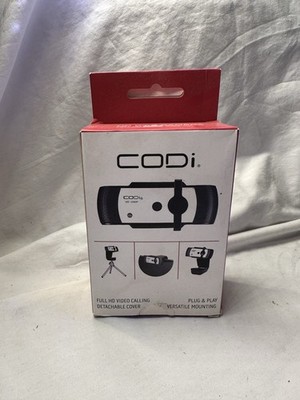 Codi Falco HD Zoom Video Calling USB Webcam with Stereo Audio A05020 4X