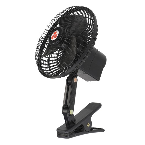 Ι Car Cooling Fan With Cigar Lighter Portable Heavy Duty Black Metal Fan For - Picture 7 of 12