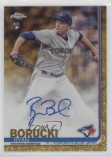 2019 Topps Chrome Rookie Gold Wave Refractor 24/50 Ryan Borucki #RA-RBO Auto 2r8