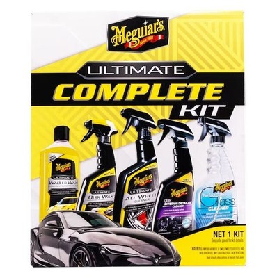 MEGUIARS G55231 ULTIMATE COMPLETE KIT With 16 Ounce Interior Wash And Wax/ 16