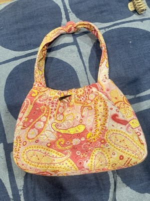 TCM by Tchibo Coral Design Nylon Tote Hobo Bag Unique  Shoulder Bag Germany