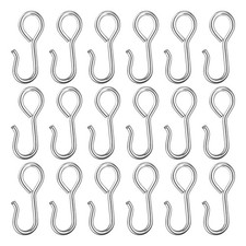 60Pcs Car Seat Back Hook Iron S Hooks for Car Storage Covers