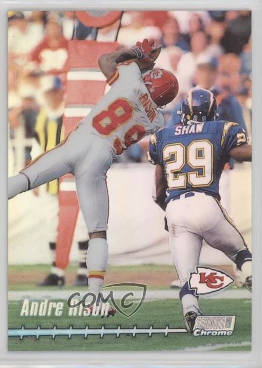 1999 Topps Stadium Club Chrome Refractor Andre Rison #105 6k2