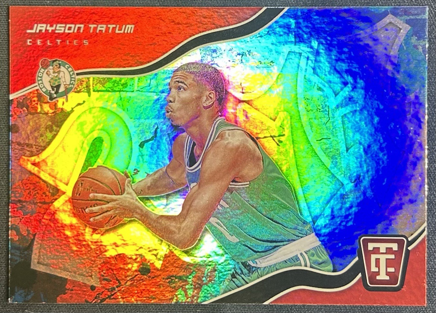 Jayson Tatum 2017-18 Panini Totally Certified Graffiti Rookie #3 Boston Celtics