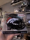 Clinton Portis Autographed Denver Broncos Mini Helmet With COA