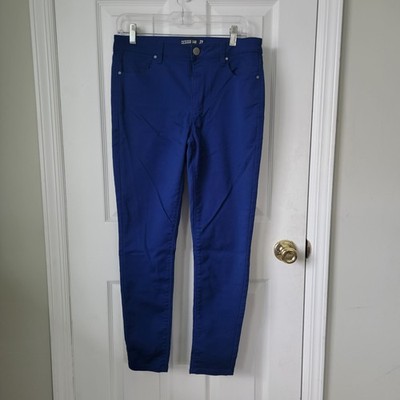 Design Lab Stretch Blue Skinny Pants Size 29 Regular Ankle Length