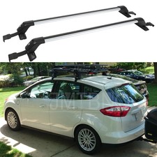 For Ford C-MAX Grand Bare Roof Rack Crossbars Luggage Cargo Carriers W/ Lock