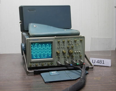 TEKTRONIX 2465 ANALOG OSCILLOSCOPE 4x 300MHz - Sold with puch bag + cover # U481 - Photo 1/4