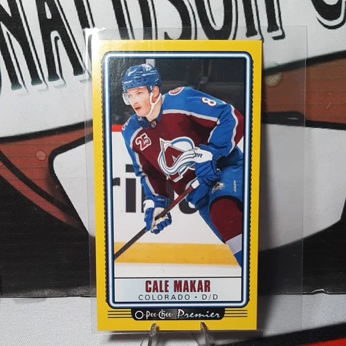 Cale Makar 2021-22 O-Pee-Chee Tall Boys Yellow #P-27 Colorado Avalanche 
