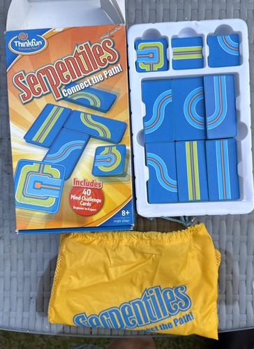 Strategiespiel Thinkfun Serpentiles Spiel komplett im Karton mit Tasche