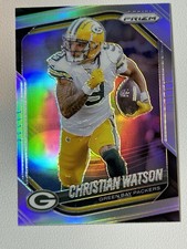 2025 Panini Prizm - Christian Watson #153 Silver Prizm