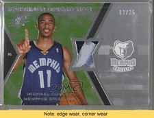 2007-08 SPx Freshman Orientation 12/25 Mike Conley Michael #FO-MC Patch READ 2r7