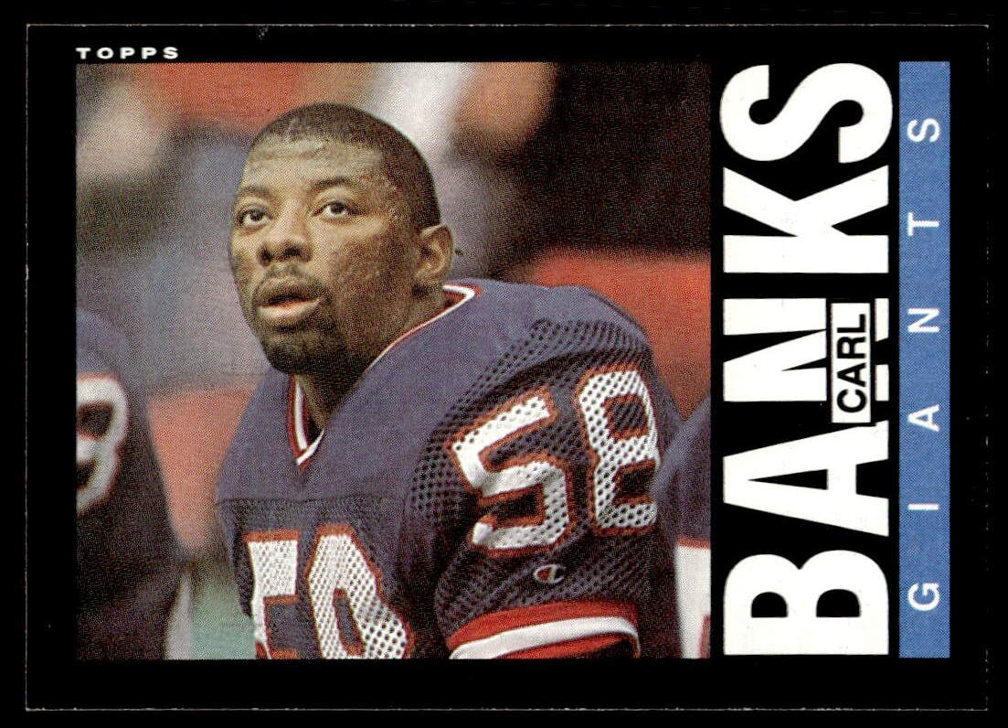 1985 Topps #111 Carl Banks New York Giants NO RESERVE!