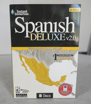 Instant Immersion Spanish Deluxe V2.0 (PC Windows 98/SE/ME/2000/XP/Vista 2007)