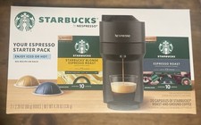 Starbucks Nespresso Starter Kit Blonde Espresso Roast/Espresso Roast 20 Capsules
