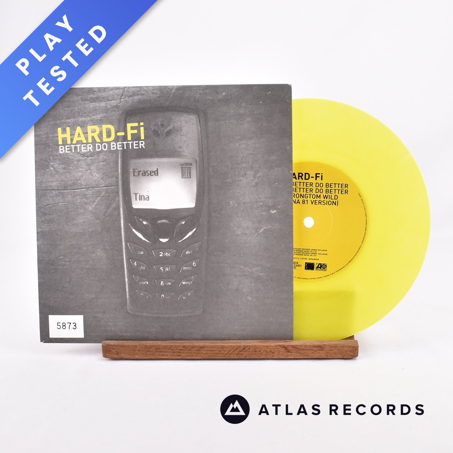 Hard-Fi - Better Do Better - Yellow 7"" Vinyl Record - NM/NM