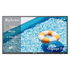 Sylvox QLED Outdoor Large 65in Google TV with 2000 nits IP55 Weatherproof Dolby