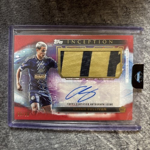 2025 TOPPS MLS INCEPTION CAVAN SULLIVAN PHILADELPHIA UNION ROOKIE PATCH AUTO /10
