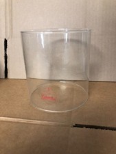 VINTAGE COLEMAN PYREX RED LETTER LANTERN GLASS GLOBE
