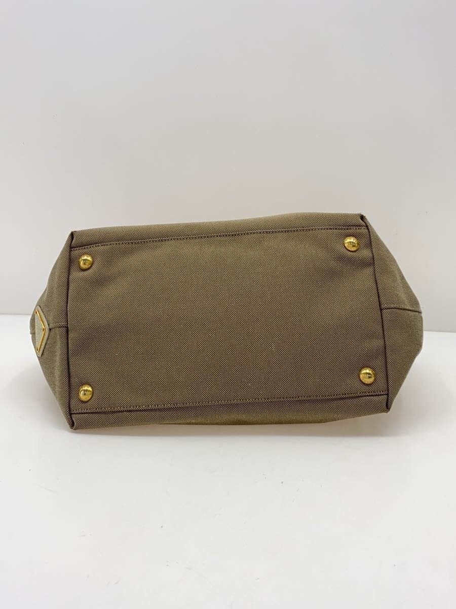 Authentic PRADA Handbag Polyester Beige BN1620 JA… - image 4