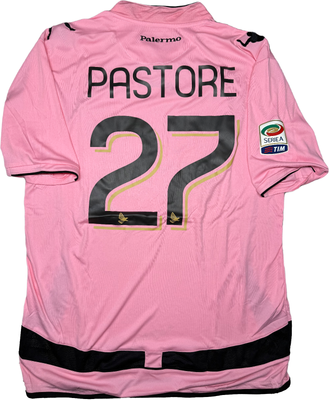 maglia calcio vintage Palermo PASTORE 2010 2011 Eurobet home Legea