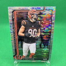 2025 Topps Chrome NFL Andre Iosivas Silver Pulsar Parallel #60