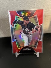 2022 Panini Select - Premier Level Yoan Moncada #179 Red Prizm /199 White Sox
