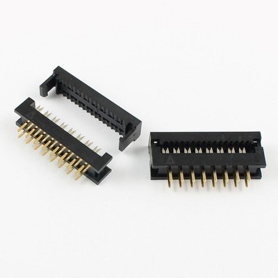 5Pcs 2.54mm Pitch 2x8 Pin 16 Pin Male Header FD IDC Cable Transition Connector