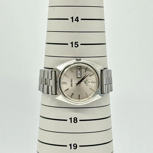 SEIKO LORD MATIC 5606-7000 Automatic Watch Day Date Silver Dial - Picture 4 of 4