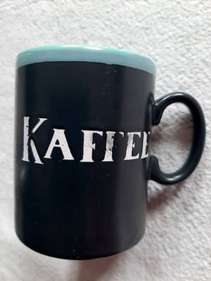 NEU * Eit England * Klassische Bürotasse * Kaffeebecher * schwarz-grün * NEU