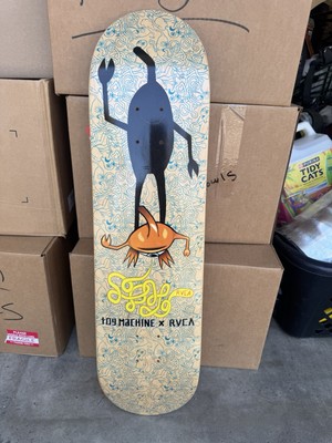 RVCA X TOY MACHINE collab Skateboard Deck