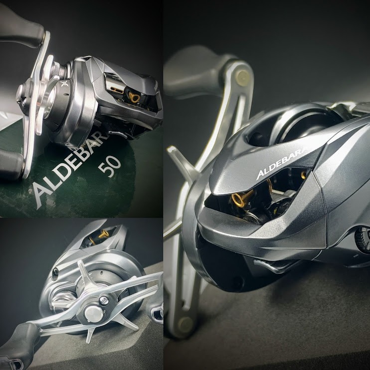 SHIMANO【15 ALDEBARAN 50】R-H 6.5:1 GR Used Baitcasting Re