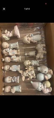 Enesco Precious Moments Porcelain Religious Figurines Mixed Lot 1982 1988