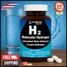 Molecular Hydrogen Water Tablets for Drinking Water - H2 Hydrogen Tablets Boost